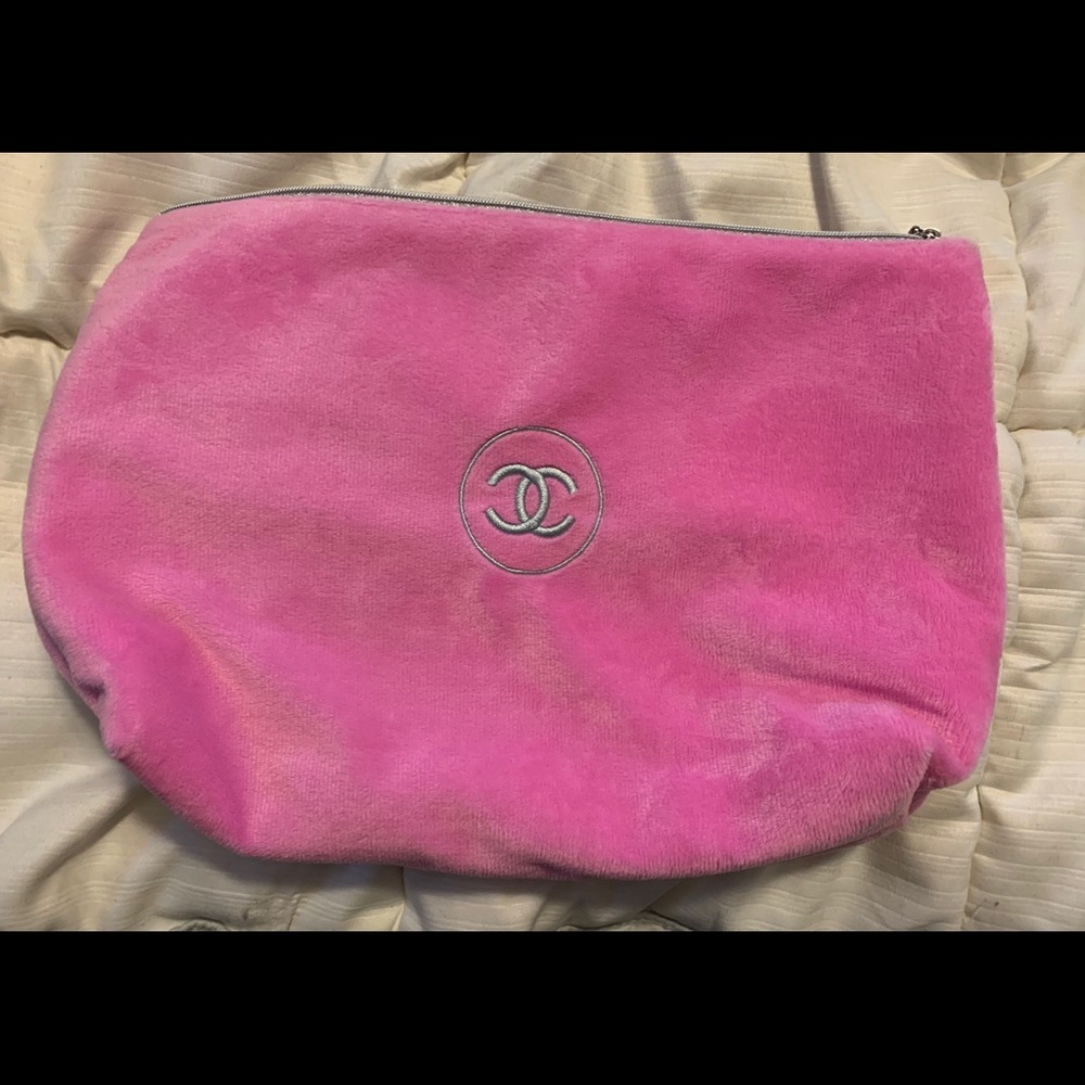 Chanel makeup bag